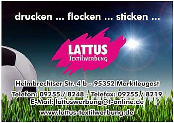 Lattus-Textilwerbung